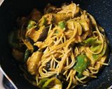 夏野菜とベーコンのトマトソースパスタ作り方5写真