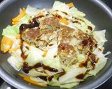 お弁当！ハンバーグ野菜炒め作り方4写真