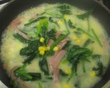 朝ごはん♬ほうれん草コーンスープグラタン作り方2写真