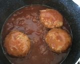 柳川さん家のトマトソース煮込みハンバーグ作り方5写真