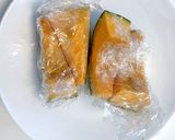【離乳食初期】レンジでかぼちゃペースト作り方1写真
