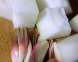 とうがんとスモークサーモンの麺つゆとろ煮作り方2写真