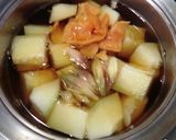 とうがんとスモークサーモンの麺つゆとろ煮作り方3写真