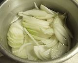 　豚肉と薄揚げの和風スープパスタ作り方1写真