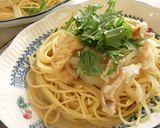 　豚肉と薄揚げの和風スープパスタ作り方9写真