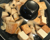 朝10分で出来る副菜蓮根と厚揚のつゆ煮作り方3写真