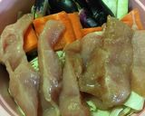 紫峰の焼肉のたれでサラダチキン作り方4写真