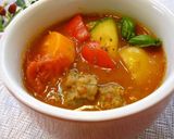 やわらか♪豚肉トマトシチュー作り方10写真