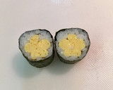 寿司型・模様巻き(パンジー2個・弁当用)作り方8写真