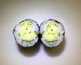 寿司型・模様巻き(パンジー2個・弁当用)作り方10写真