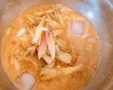 サッパリ旨い！茄子と茗荷の、冷や汁ごはん作り方5写真