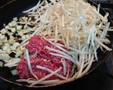 もやしと茄子の挽き肉炒め作り方2写真