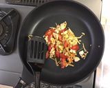 ベジ♪トマトとキムチのそぼろ丼作り方3写真