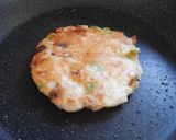 おから&餅入りで大満足！お好み焼き風作り方4写真