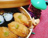 ツ～ンと美味しい『お稲荷さんの山葵のせ』作り方4写真