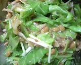 豚とレタスdeしゃきしゃきボリューム納豆作り方6写真