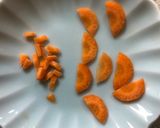 お弁当に野菜たっぷり、にっこりハンバーグ作り方1写真