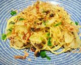 簡単オイルサーディンと玉ねぎの和風パスタ作り方9写真