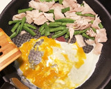 【簡単】豚バラ・いんげん・卵の白だし炒め作り方8写真