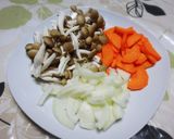 さば缶&野菜たっぷりカレークリームスープ作り方1写真