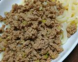 クセになる♪ひき肉の炒め物作り方5写真