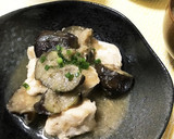 しっとり柔らか♡胸肉とナスのみぞれ煮♪作り方8写真