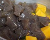 南瓜、蒟蒻、油揚げの炊いたん作り方2写真
