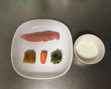 ササミのかぼちゃヨーグルトソース 犬ご飯作り方1写真