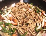 キノコの和風ベースパスタ作り方3写真