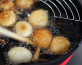 お豆腐ドーナツ生地★ミニアメリカンドッグ作り方7写真