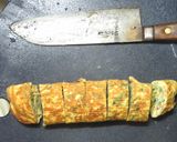 桜えびと糸みつ葉の美味しいだし巻き卵作り方12写真