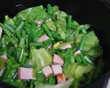 鉄鍋炒飯　一人飯作り方5写真