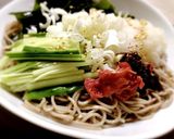 白だしつゆの梅おろしそば作り方3写真