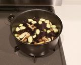 豚と茄子の温か冷涼うどん作り方3写真