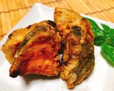 サーモンのアラの唐揚げペッパー風味作り方5写真