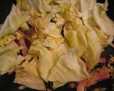 春キャベツとベーコンのパスタ作り方3写真