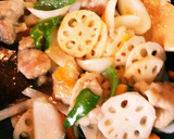 ♥鶏肉とたっぷり野菜の黒酢炒め♥作り方6写真