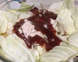 レンジで♪ムネ肉とキャベツのケチャップ煮作り方2写真