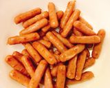 甘じょっぱポークビッツスクランブルエッグ作り方1写真