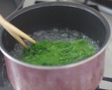 鯛のソテーの春菊あんと白みそソース添え作り方2写真