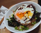一人ランチに♪和風 目玉焼き丼作り方5写真