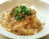 簡単♡納豆おろしのふわとろ卵ごはん♡作り方4写真