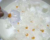 ✨きな粉と黒蜜をかけた丸い水菓子✨作り方3写真
