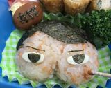 キャラ弁 おしりたんてい作り方6写真