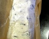 オレオと胡桃とラムレーズンのアイスケーキ作り方3写真