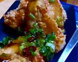 うま辛鶏唐揚げの甘酢餡かけ作り方4写真