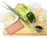簡単！野菜たっぷり赤天丼作り方1写真