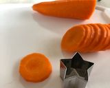 超簡単〜人参の飾り切り〜(o˘◡˘o)♡作り方5写真