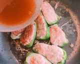 甘酢で美味しい☆ ピーマンの肉詰め作り方7写真