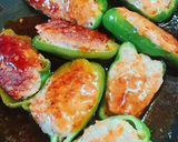 甘酢で美味しい☆ ピーマンの肉詰め作り方8写真